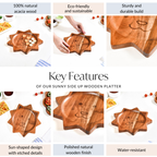 Lion Shaped Wooden Platter Nestasia