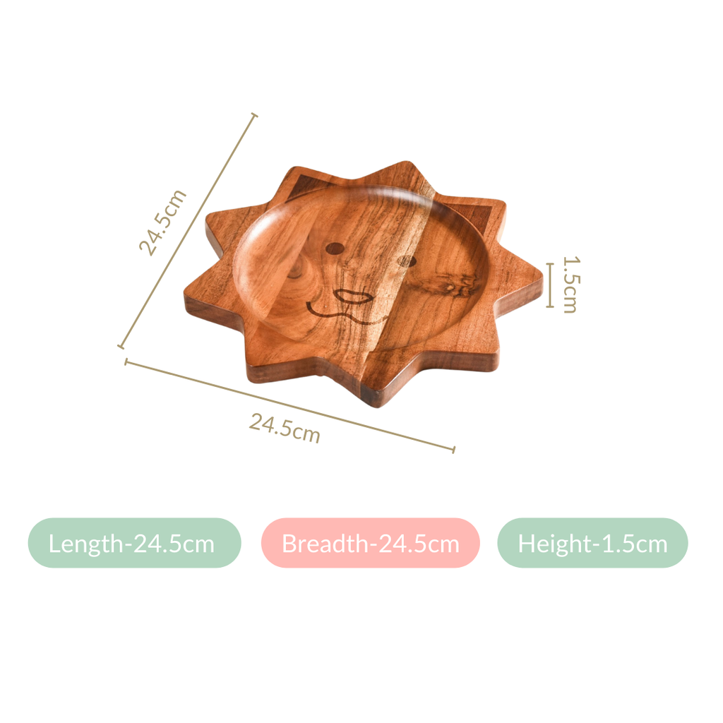 Lion Shaped Wooden Platter Nestasia