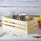 White Wooden Storage Crate Nestasia