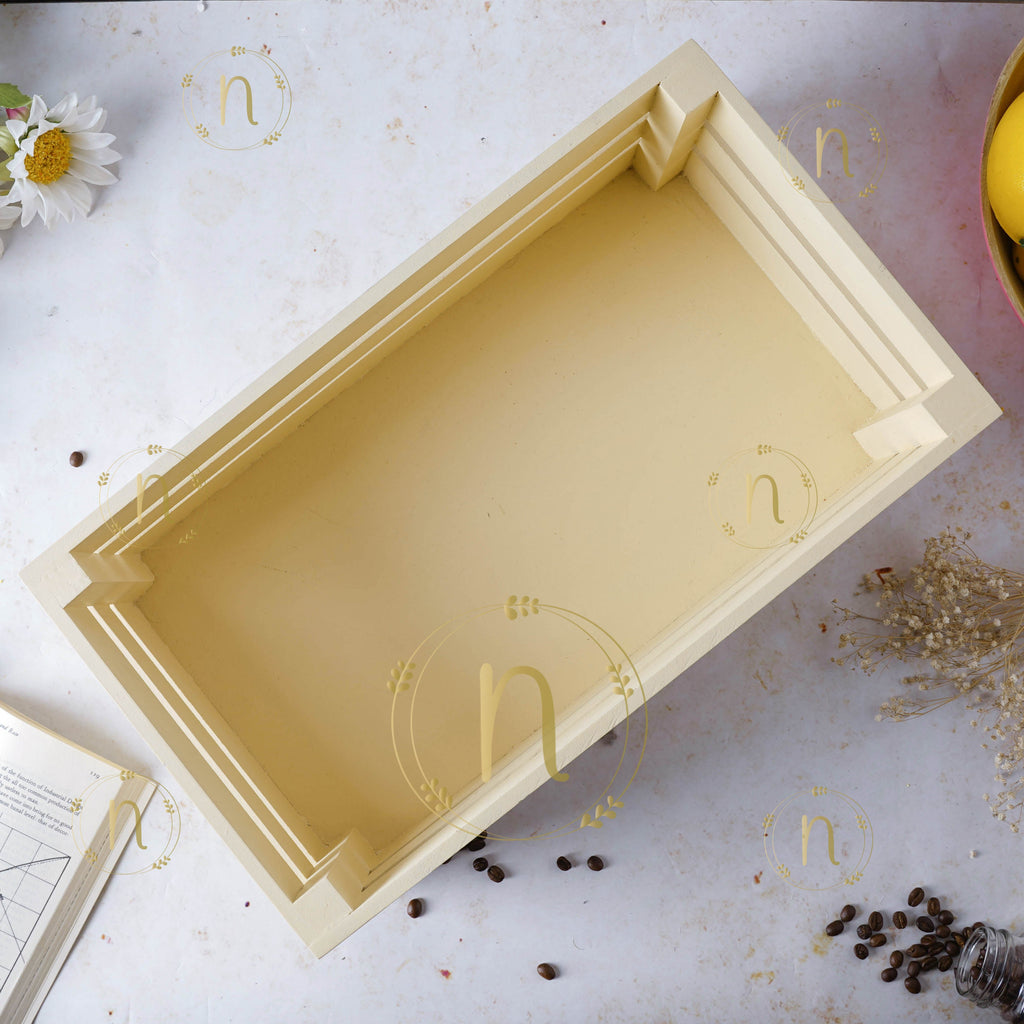 White Wooden Storage Crate Nestasia