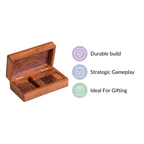 Handcrafted Wooden Dominos Game Nestasia