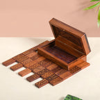 Handcrafted Wooden Dominos Game Nestasia
