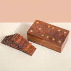 Handcrafted Wooden Dominos Game Nestasia