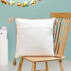 Woodland Deer Embroidered Cotton Kids Cushion Cover 42x42cm Nestasia