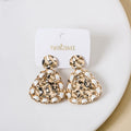 Woven Hammered Danglers Nestasia