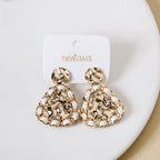 Woven Hammered Danglers Nestasia