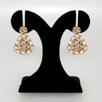 Woven Hammered Danglers Nestasia