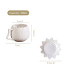 White Bloom Espresso Set Of 6 100ml Nestasia