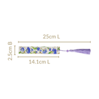 Blue Periwinkle Flower Bookmark Nestasia