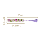 Petaled Pages Bookmark With Tassel Nestasia