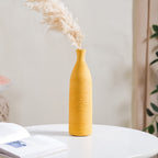 Yellow Textured Ceramic Vase Nestasia