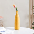 Yellow Textured Ceramic Vase Nestasia