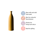 Yellow Textured Ceramic Vase Nestasia