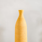 Yellow Textured Ceramic Vase Nestasia