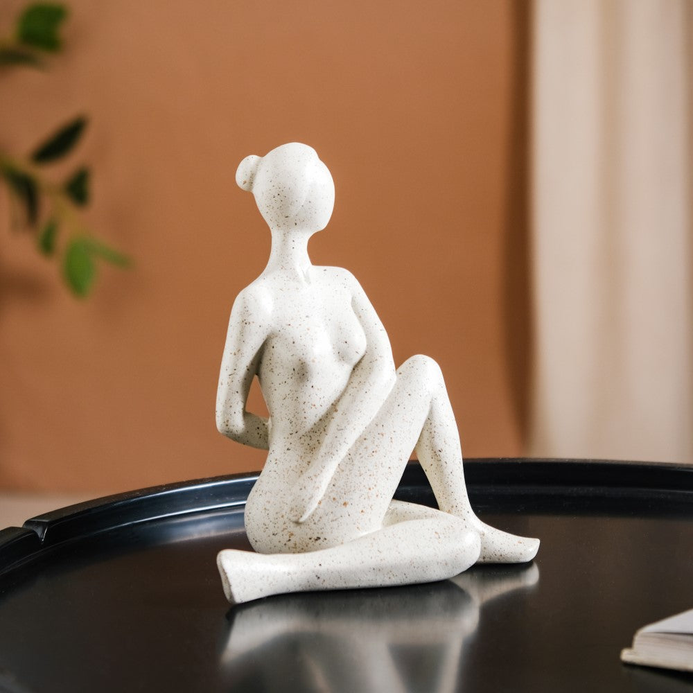 Spinal Twist Yoga Pose Showpiece Nestasia