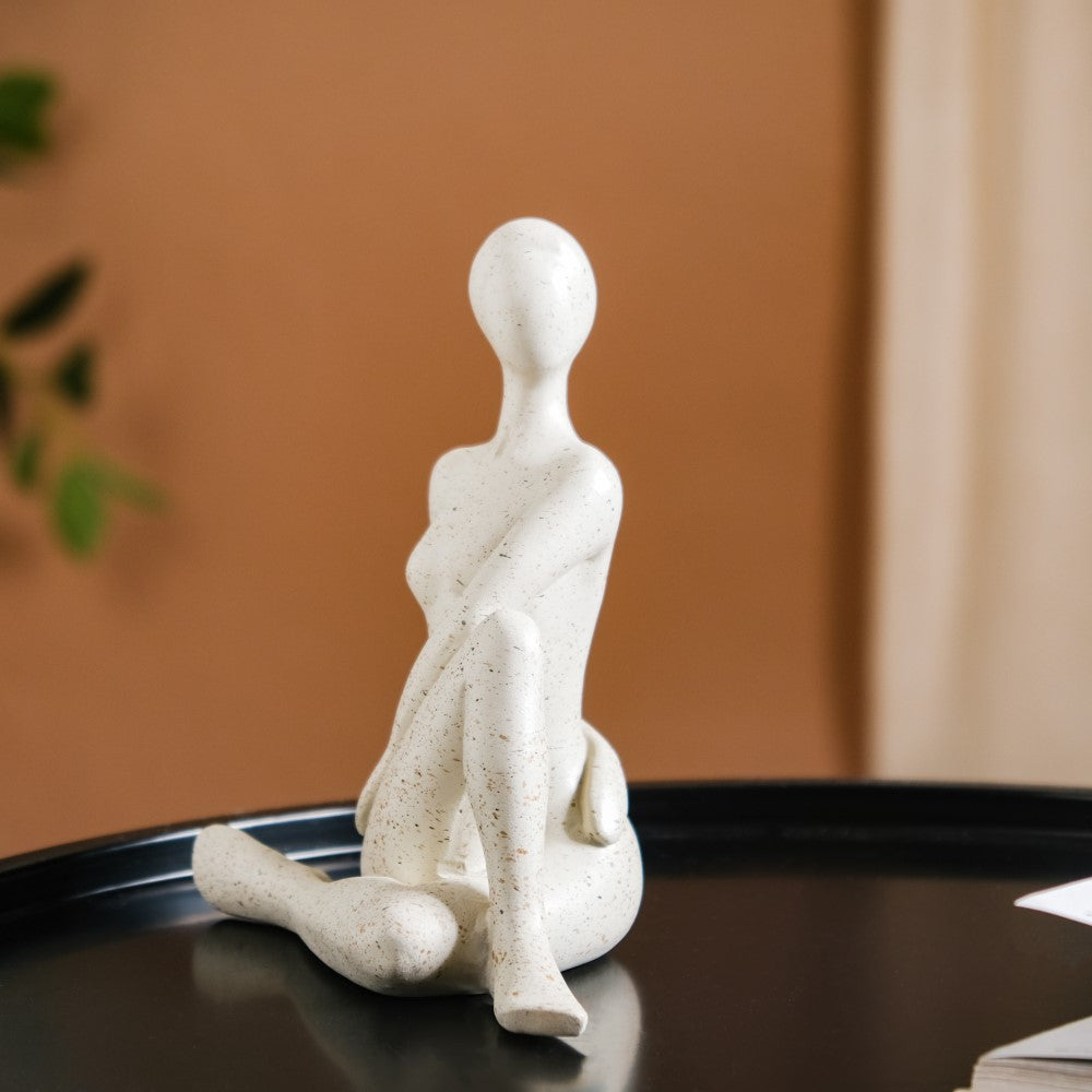 Spinal Twist Yoga Pose Showpiece Nestasia