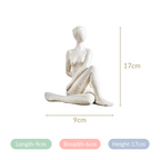 Spinal Twist Yoga Pose Showpiece Nestasia