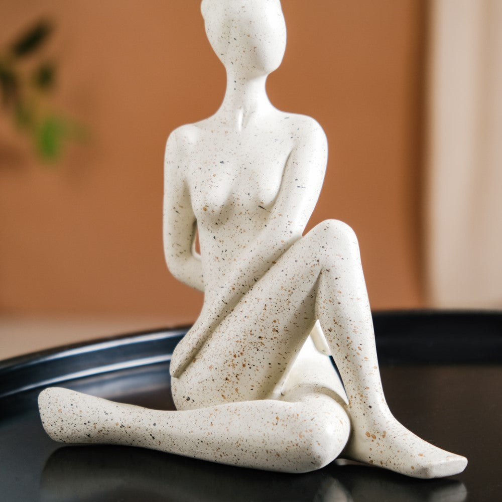 Spinal Twist Yoga Pose Showpiece Nestasia