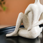Spinal Twist Yoga Pose Showpiece Nestasia