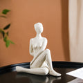 Spinal Twist Yoga Pose Showpiece Nestasia