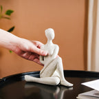 Spinal Twist Yoga Pose Showpiece Nestasia