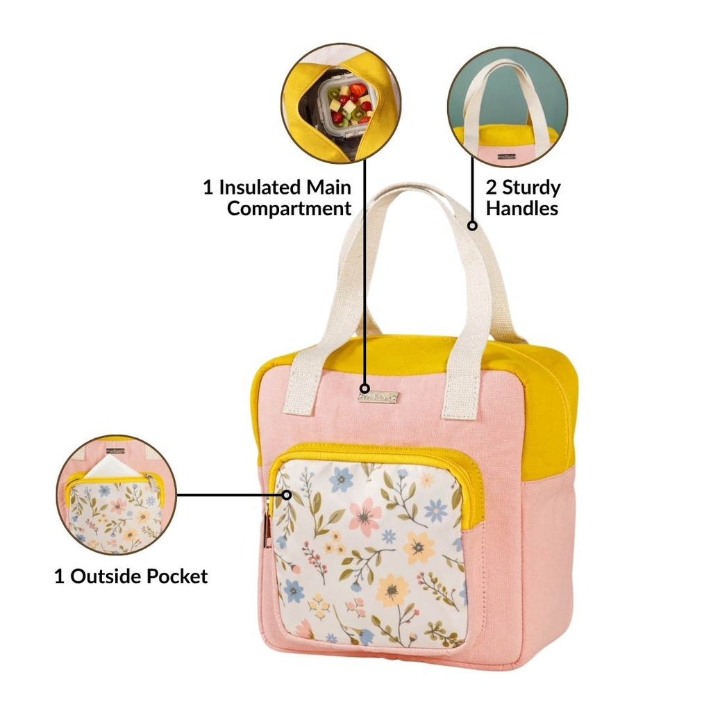 FloraPack Insulated Lunch Bag For Women Nestasia