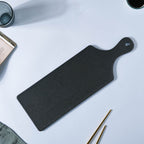 Black Long Serving Platter With Handle Nestasia