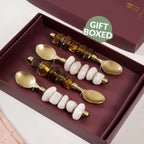 Zen Pebble Dessert Spoon Set Of 4 Nestasia