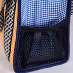 Zesty Checkered Lunch Bag Yellow Nestasia