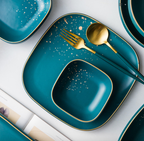 CARA square bowl - Midnight Green 250 ml Nestasia