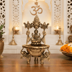 Brass Balaji Lakshmi Lightweight Diya Vedansh Craft