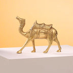 Brass Standing Camel Statue (7 Inch) Vedansh Craft