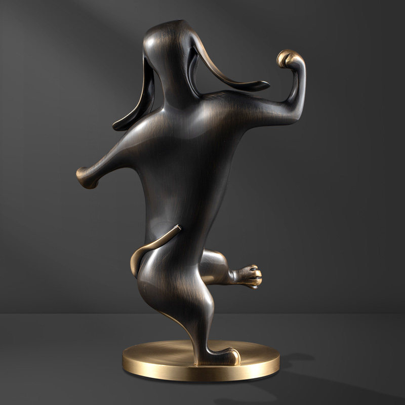 Affordable Luxury High-end Brass Dog Home Decor For The Living Room