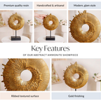 Abstract Ammonite Showpiece For Home Decor Nestasia