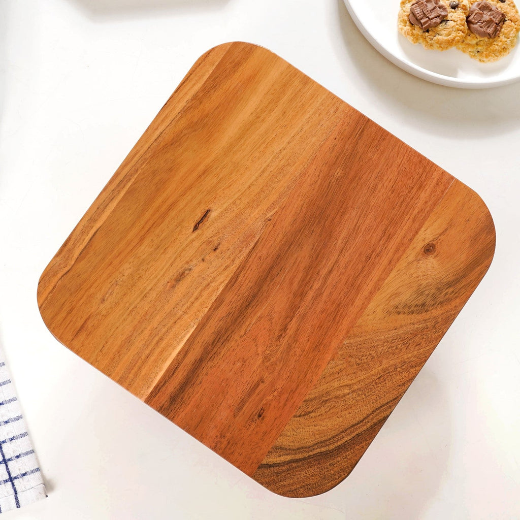 Acacia Wood Cake Stand Nestasia