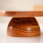 Acacia Wood Cake Stand Nestasia