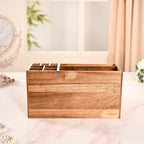 Acacia Wood Makeup Organiser Box For Dressing Table Nestasia