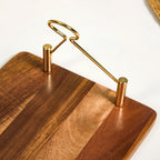 Wooden Tissue Paper Holder With Metal Clip Nestasia