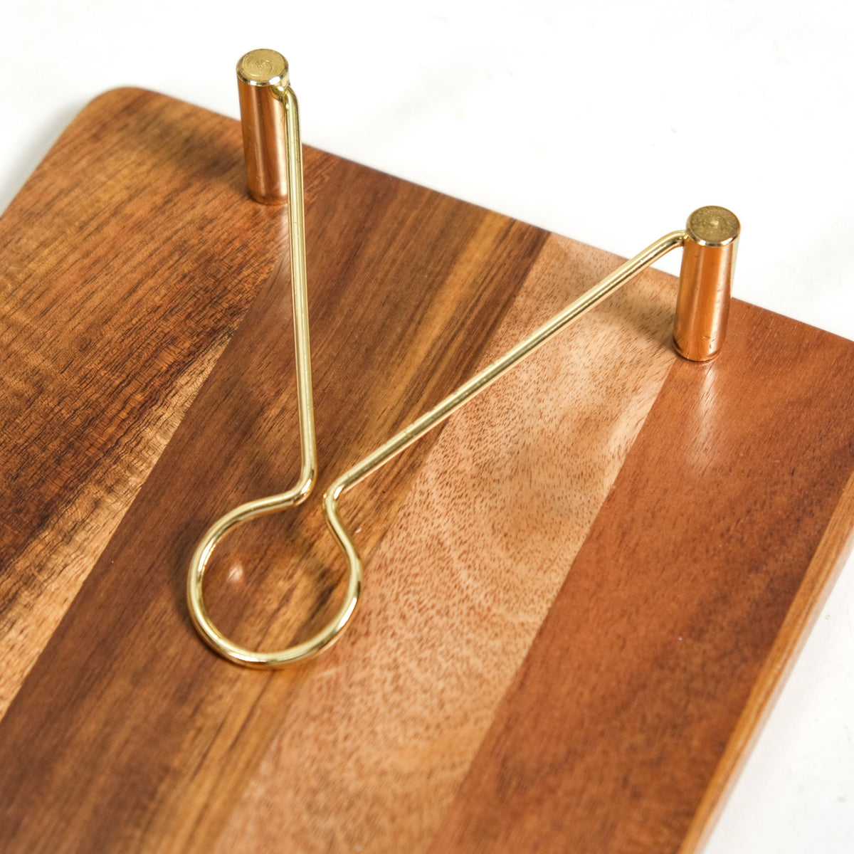 Wooden Tissue Paper Holder With Metal Clip Nestasia