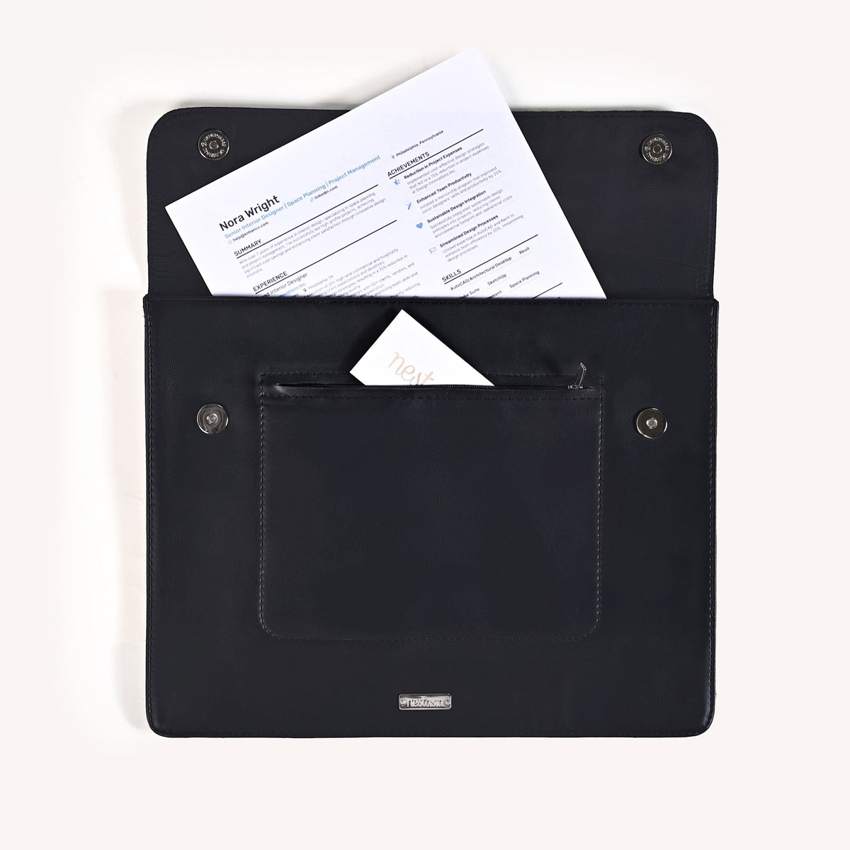 Multipurpose A4 Size Document Organiser With Back Pocket Nestasia