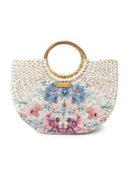 Seagrass U-Shape Tote Bag for Shopping, Storage & Picnic Days
