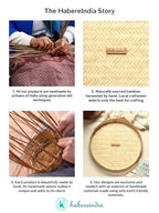 Natural Bamboo Set of 3 Tray for Gifting, Serving, and Multipurpose Use