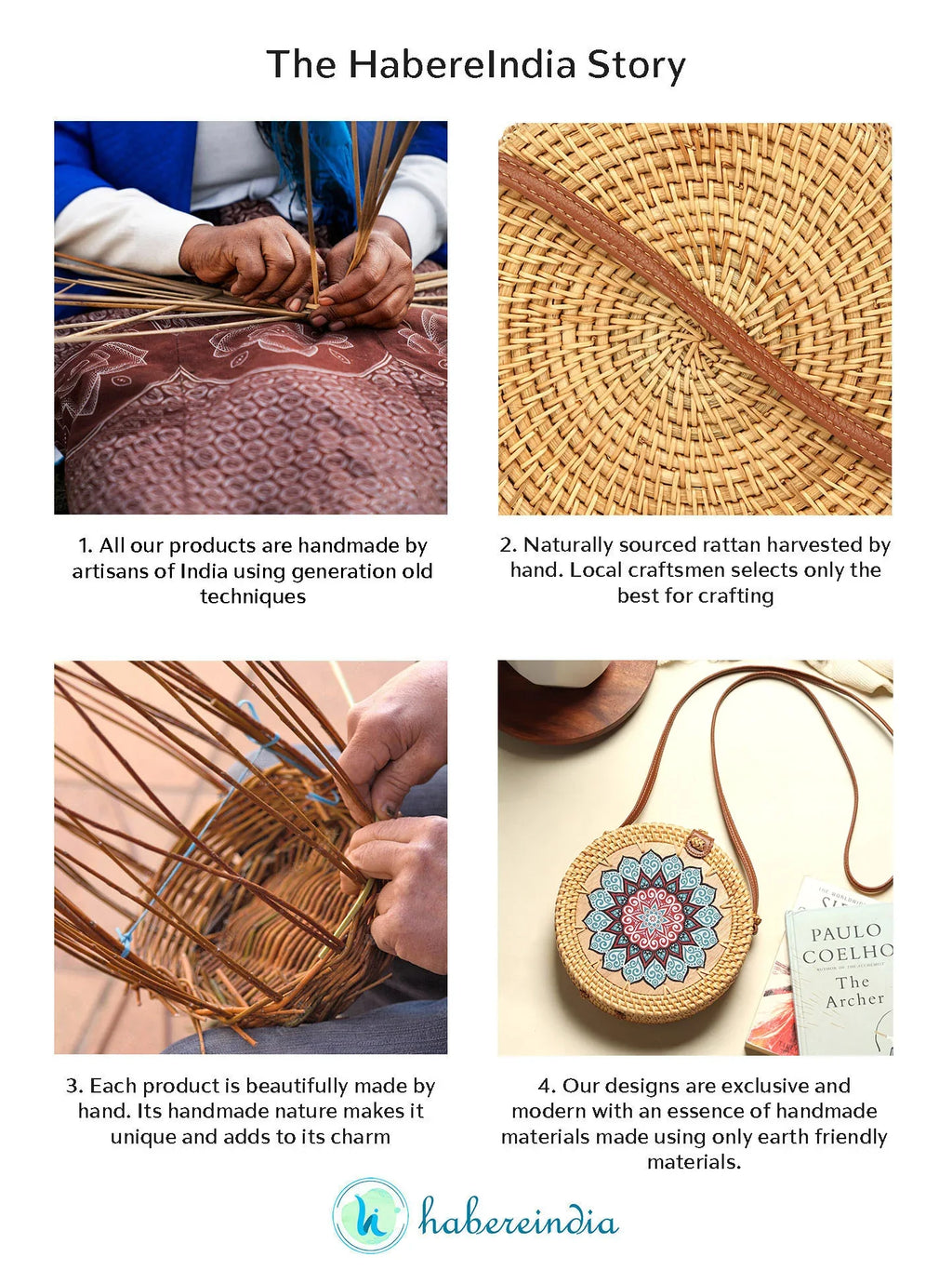 Handwoven Round Rattan Sling Bag for Beach, Travel, and Casual Outfits