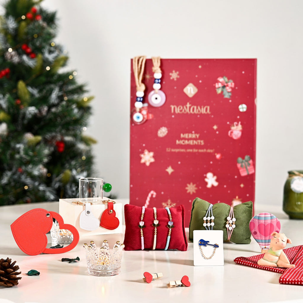 Christmas Advent Calendar Gift Box With 12 Gifts Nestasia