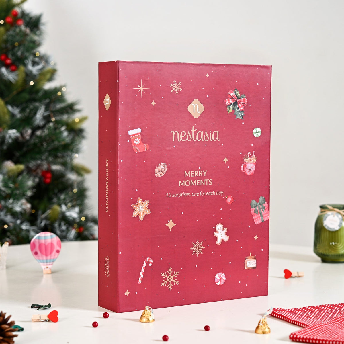 Christmas Advent Calendar Gift Box With 12 Gifts Nestasia