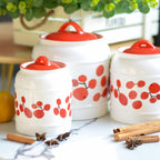 Airtight Jars Red Nestasia