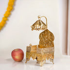 Brass Singhasan With Detachable Chatra Nestasia