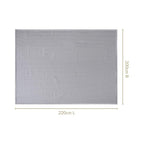All Season Waffle Sofa Throw Blanket Grey White 220x200cm Nestasia