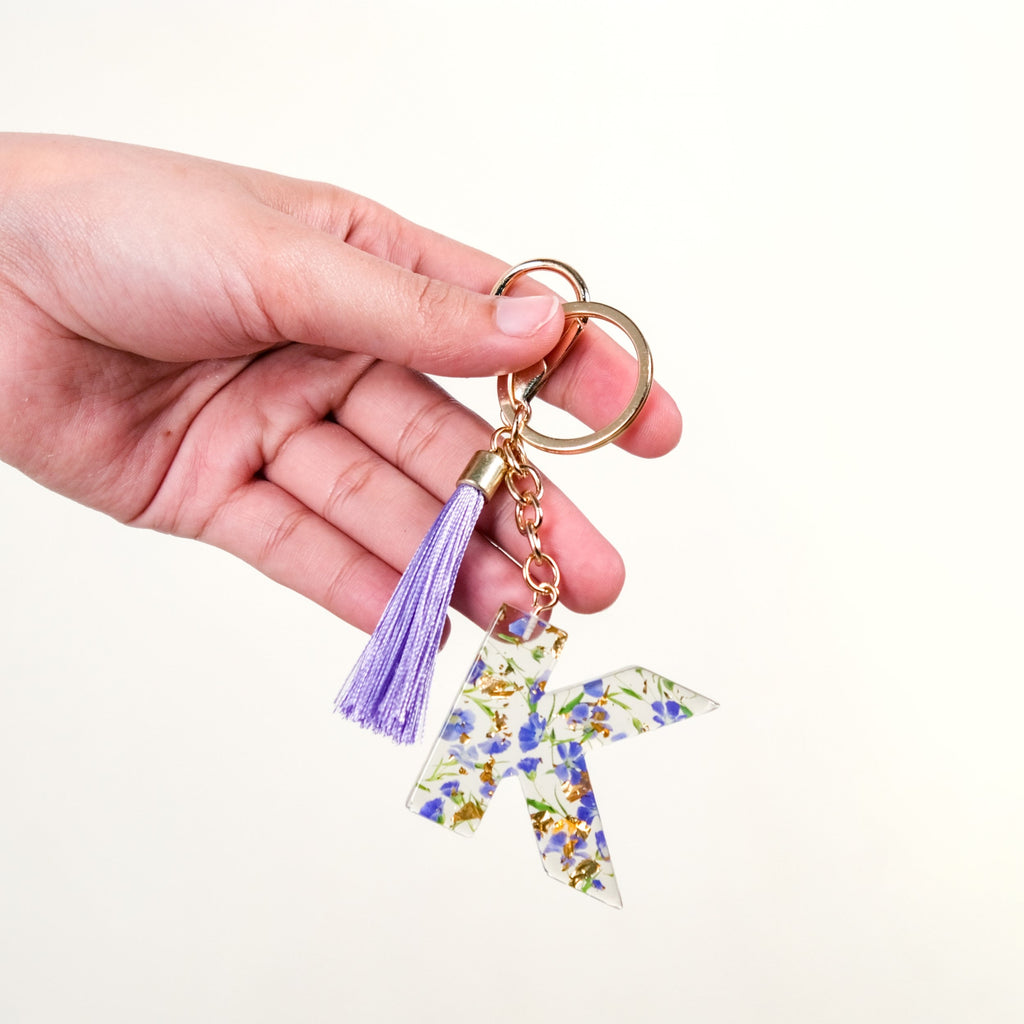 Alphabet Initial Letter K Keychain Nestasia