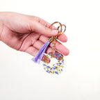 Blossom And Bloom Letter Q Cute Keychain Nestasia